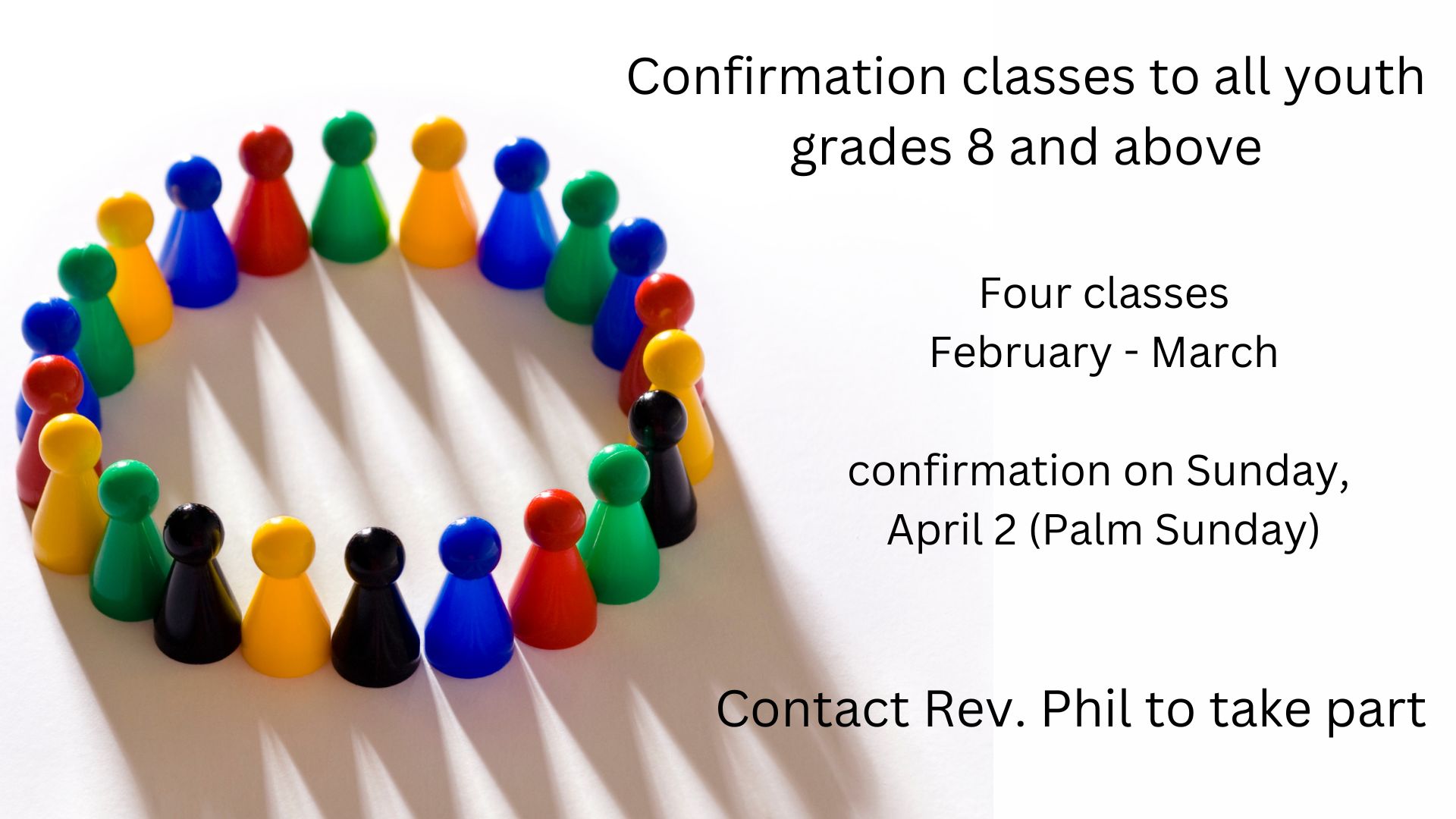 Confirmation Classes - Northwest Barrie United Church